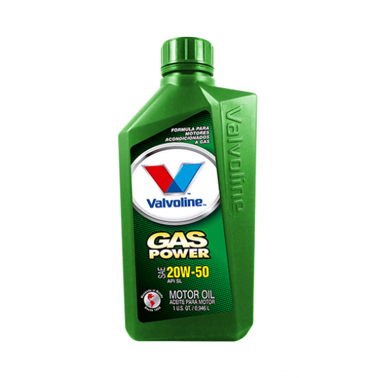 Aceite Valvoline Gas Power 20W-50 (Lt)