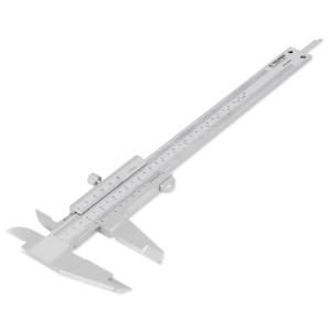 Calibrador (pie de rey) analógico 6" acero inox, std y mm, Truper