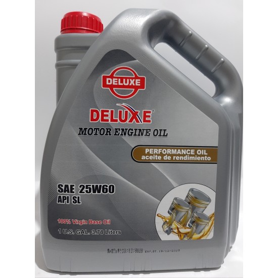 ACEITE DELUXE GASOLINERO 25W-60 GLN ACEITE DELUXE GASOLINERO 25W-60 GLN