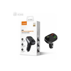 Receptor Bluetooth Transmisor LDNIO C704Q Fm Auto Radio Cargador