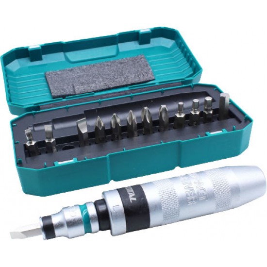 DESARMADOR DE IMPACTO TOTAL 13 PCS DESARMADOR DE IMPACTO TOTAL 13 PCS