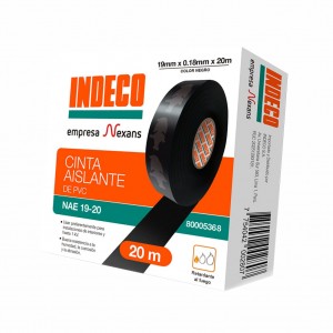 Cinta Aislante 19mm x 20 m, INDECO