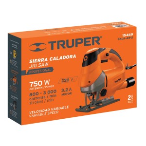 Sierra caladora profesional de 750 w, 220v,Truper