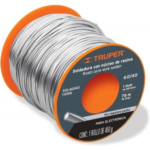 Soldadura con núcleo de resina 60/40 para electrónica