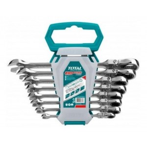 Juego de llaves mixtas con rachet flexible 8 piezas TOTAL