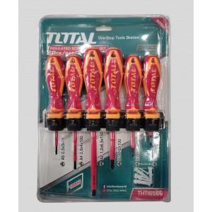 Set de destornilladores aislados 6 pzs vde industrial 1000v total