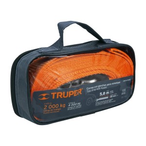 Correa para remolque con ganchos 2" x 5.8 m, Truper